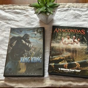 King Kong & Anacondas 2 DVD BUNDLE